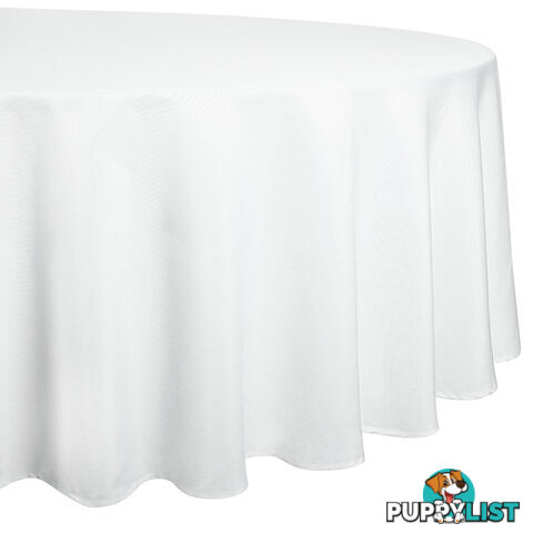 4 Pcs Wedding Table Cloth Round 305cm White