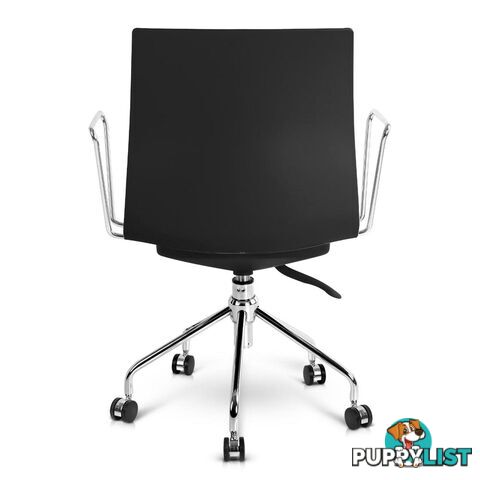 Modern Office Chair with Armrests Black