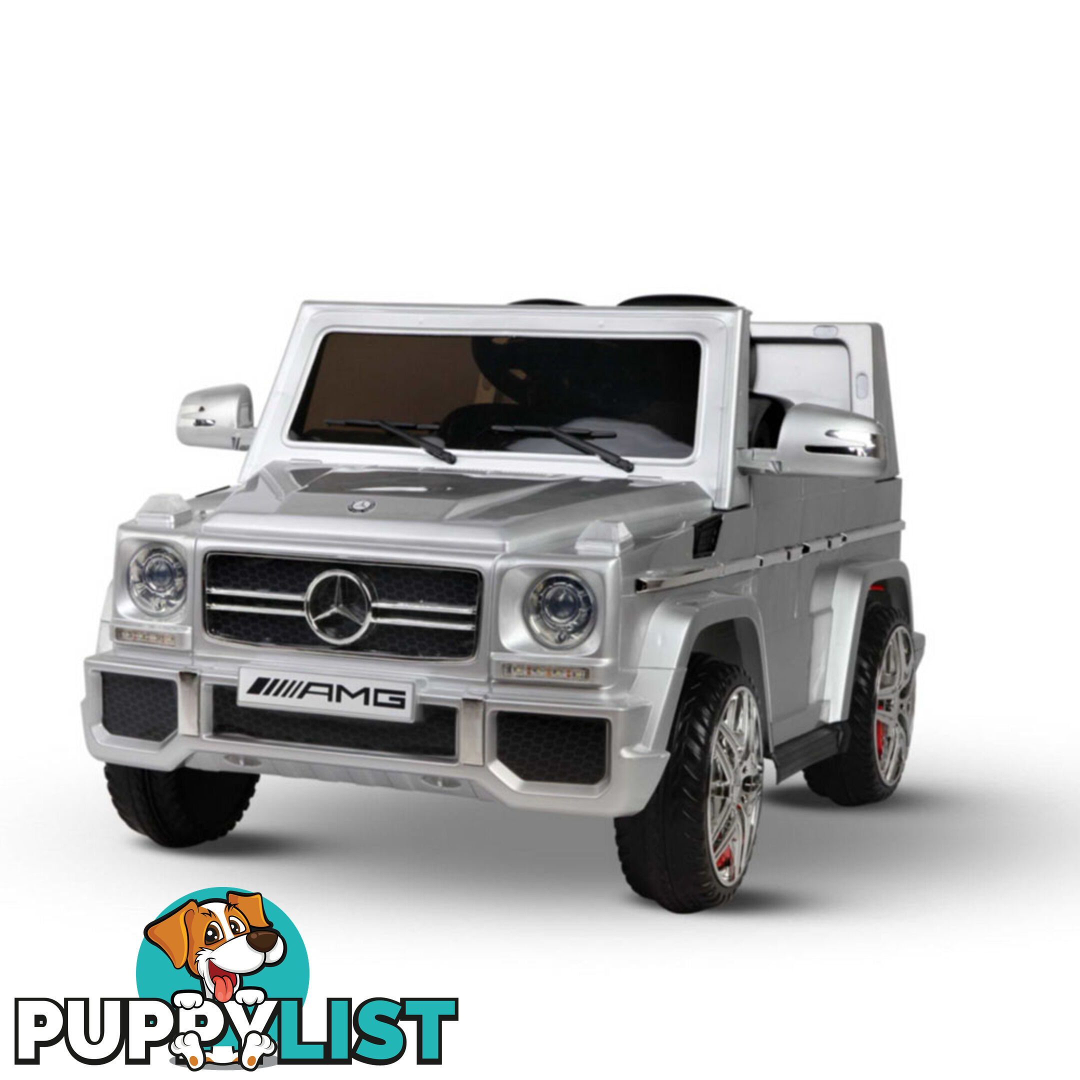 Kids Ride on Car with Remote Control Silver