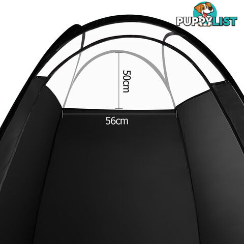 Large Black Pop Up Spray Tan Tent Tanning Mobile Booth