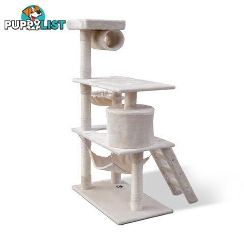 Cat Scratching Post  Tree House Condo 141cm Beige