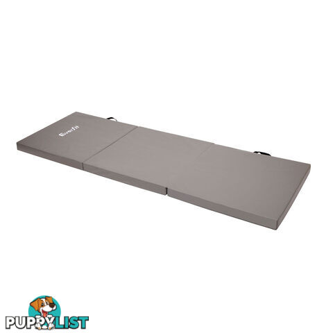 Trifold Exercise Mat Floor Grey