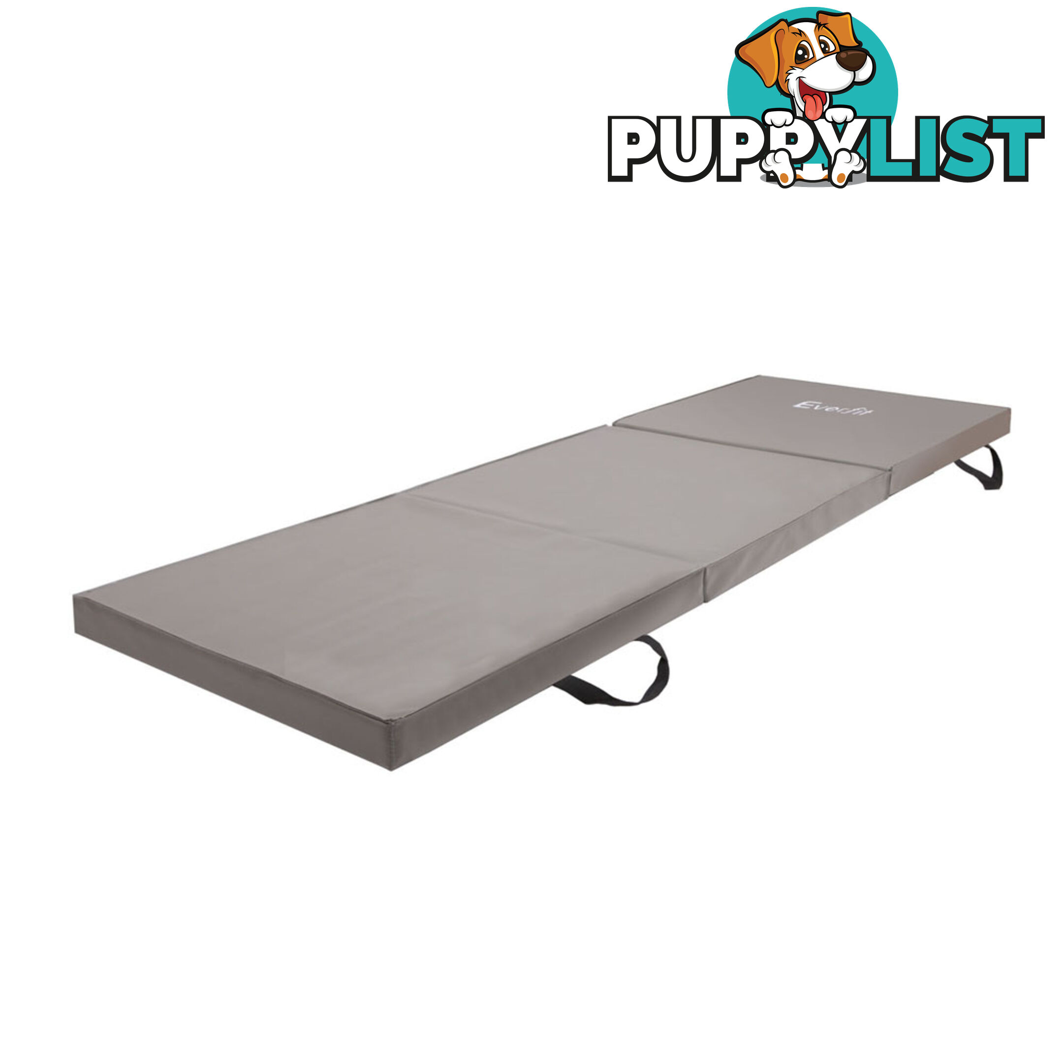 Trifold Exercise Mat Floor Grey