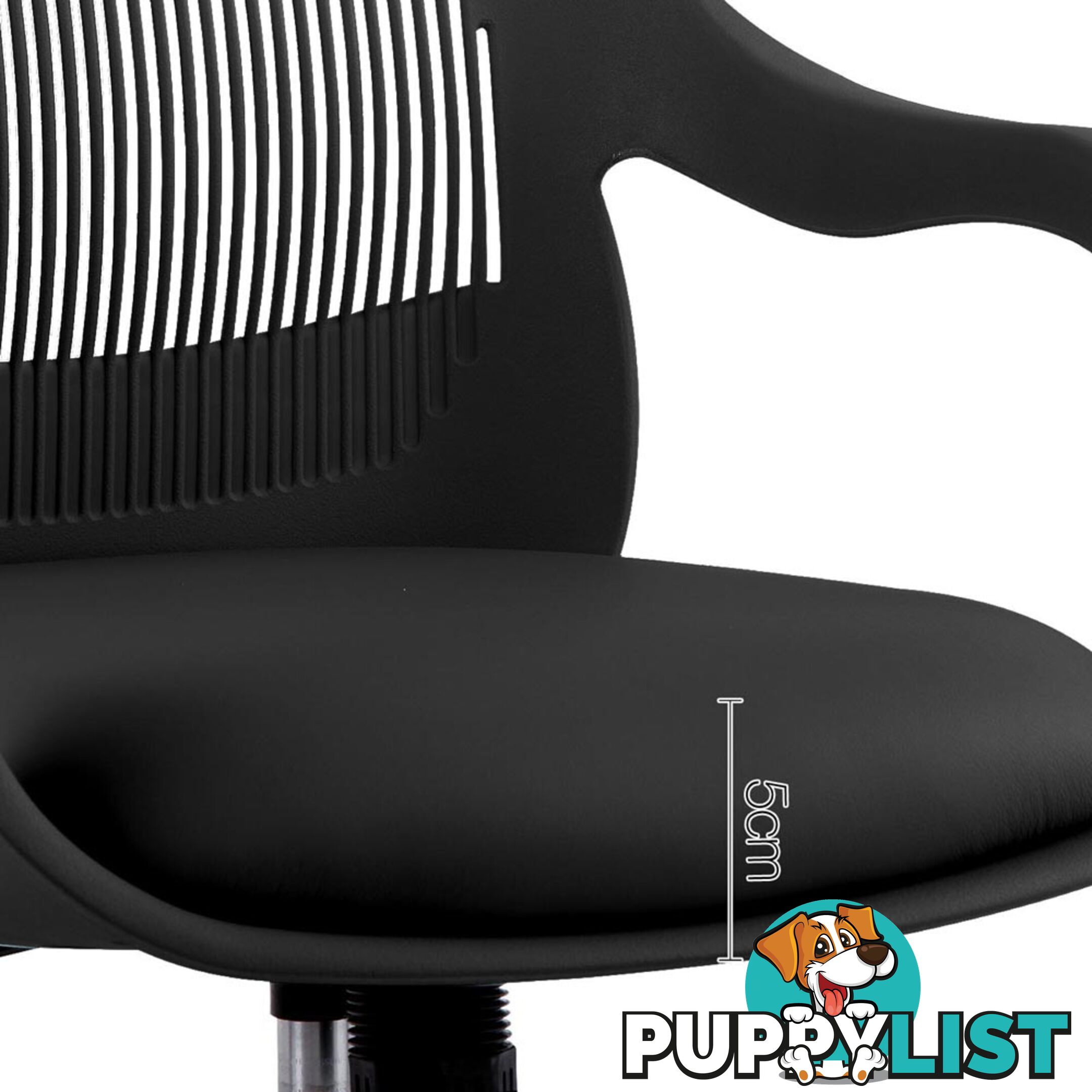 Modern Office Desk Chair  - Black