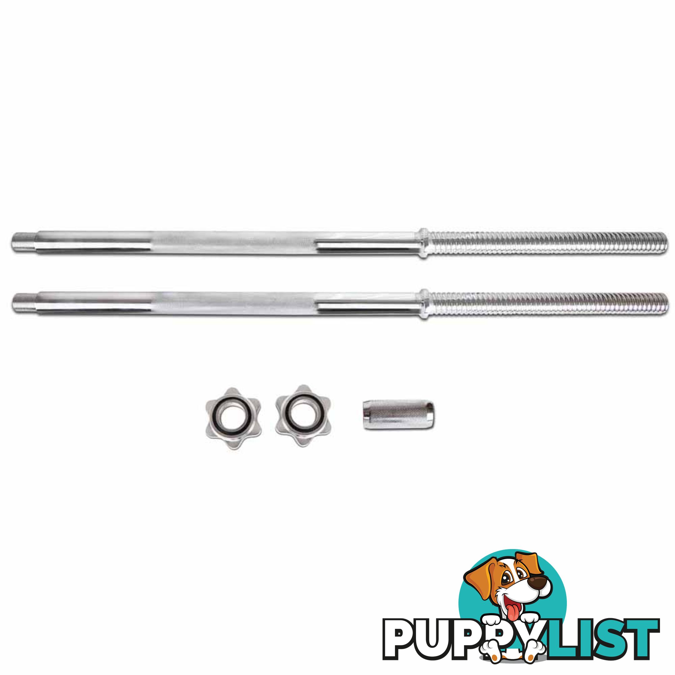 168CM Steel Weight Barbell with Spring Collars