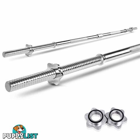 168CM Steel Weight Barbell with Spring Collars