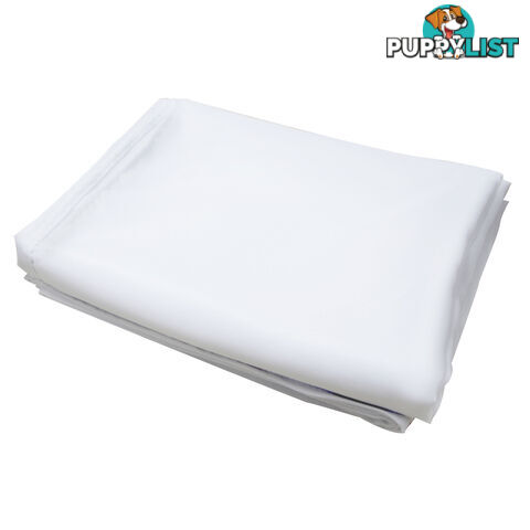 6 Pcs Wedding Table Cloth Rectangle 244cm White