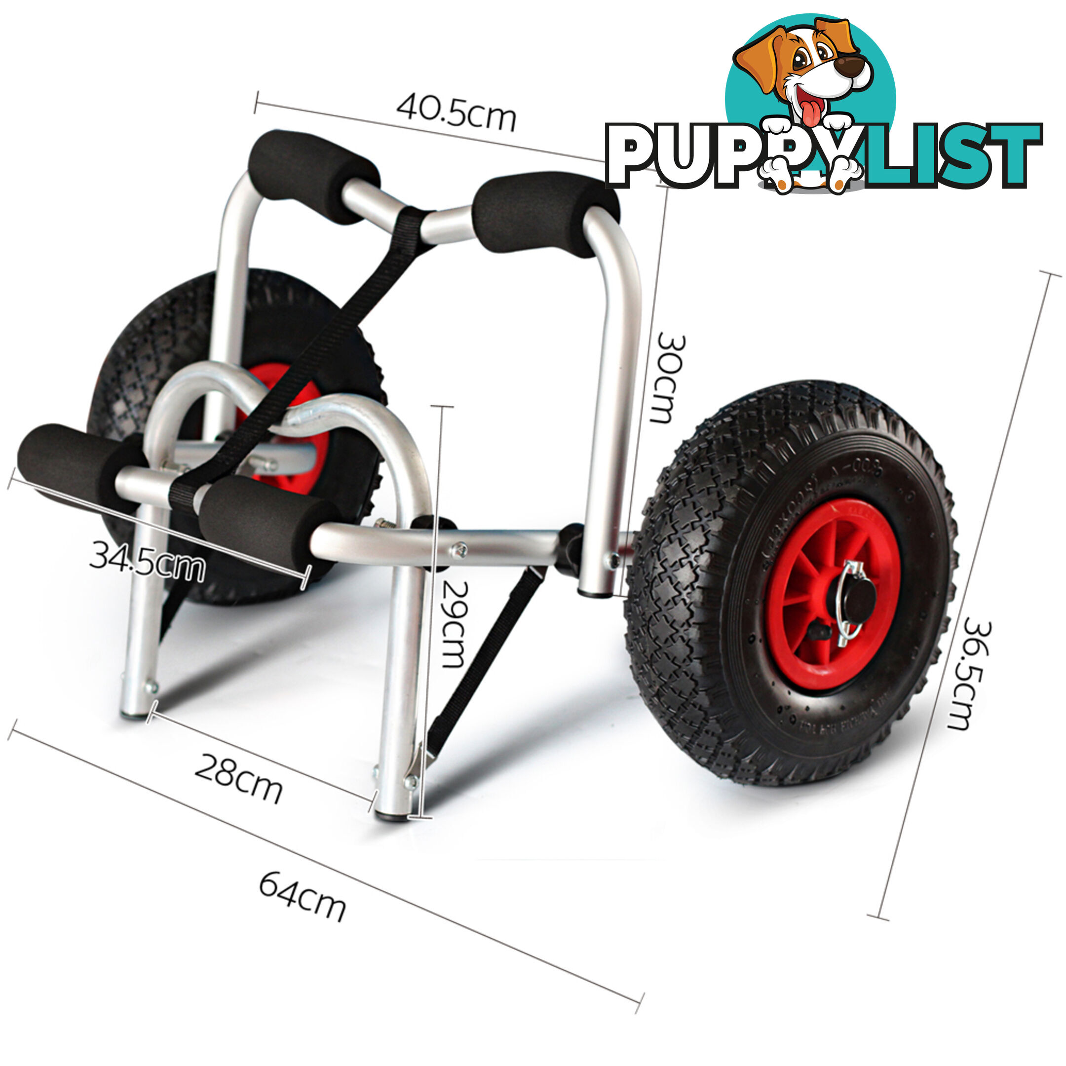 Heavy Duty Aluminium Kayak Trolley _ 100KG