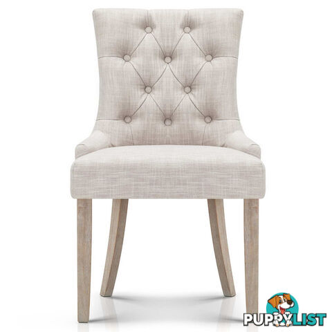 French Provincial Dining Chair - Beige