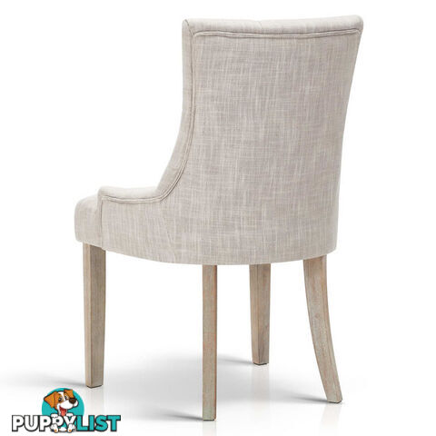 French Provincial Dining Chair - Beige