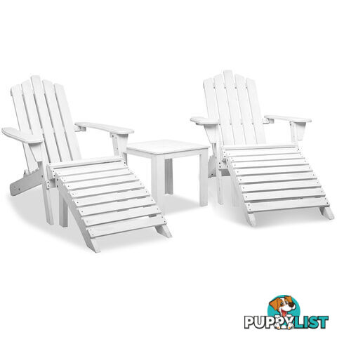 Adirondack Chairs & Side Table  5 Piece Set