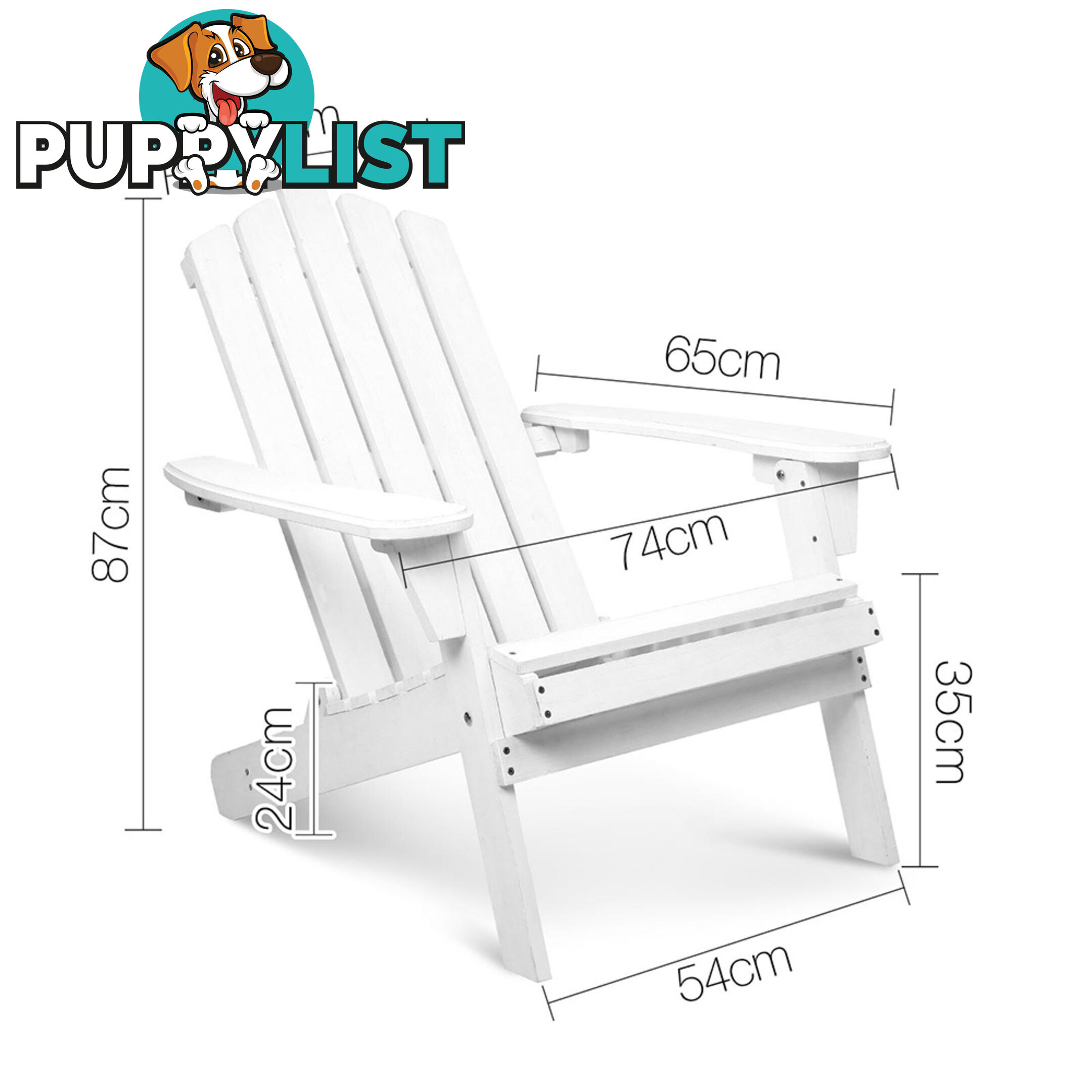 Adirondack Chairs & Side Table  5 Piece Set