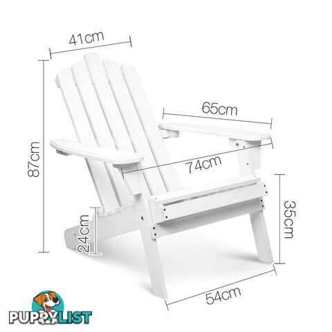 Adirondack Chairs & Side Table  5 Piece Set