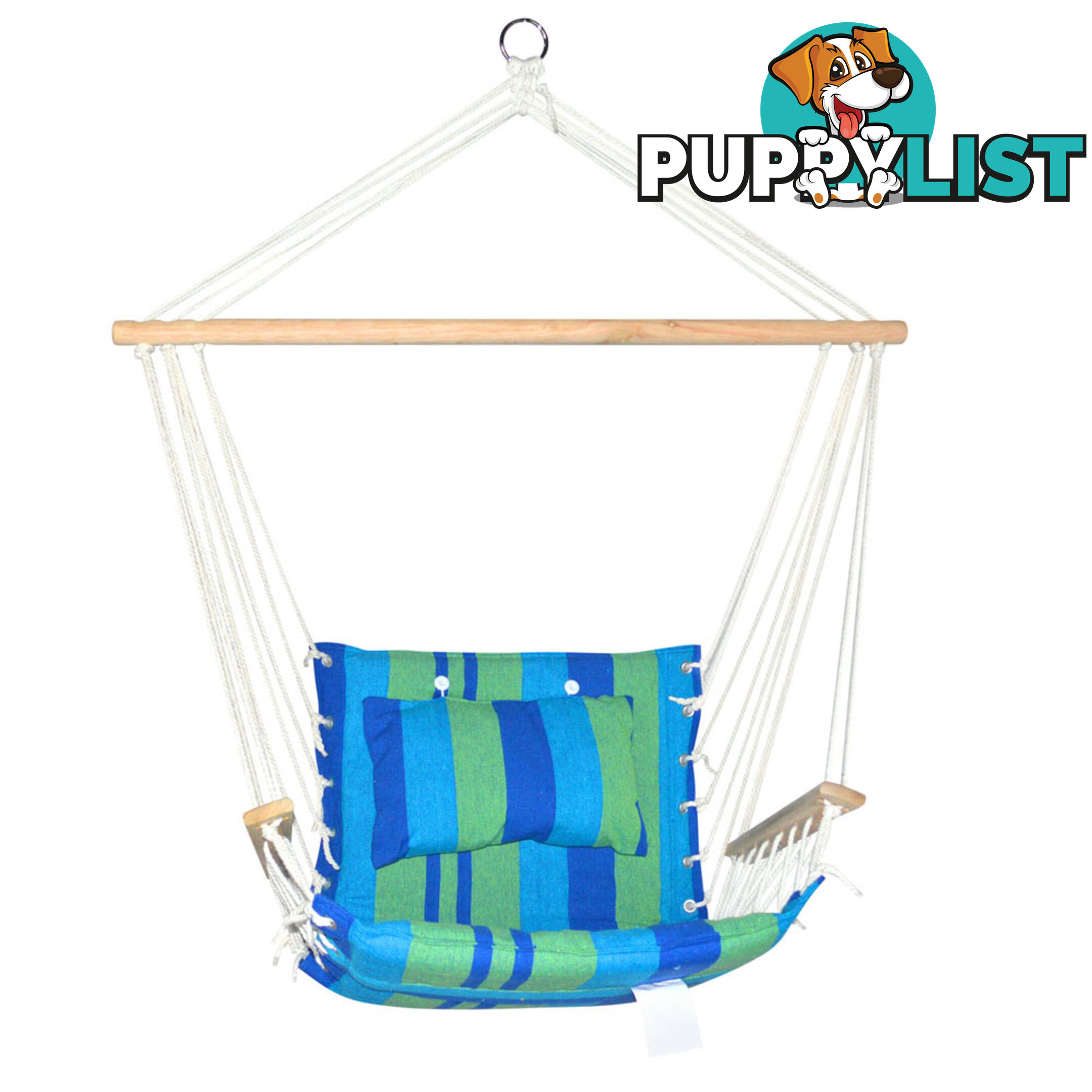 Hammock Swing Chair Blue Green