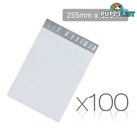 Set of 100 Poly Mailer Bags - 225 x 330mm