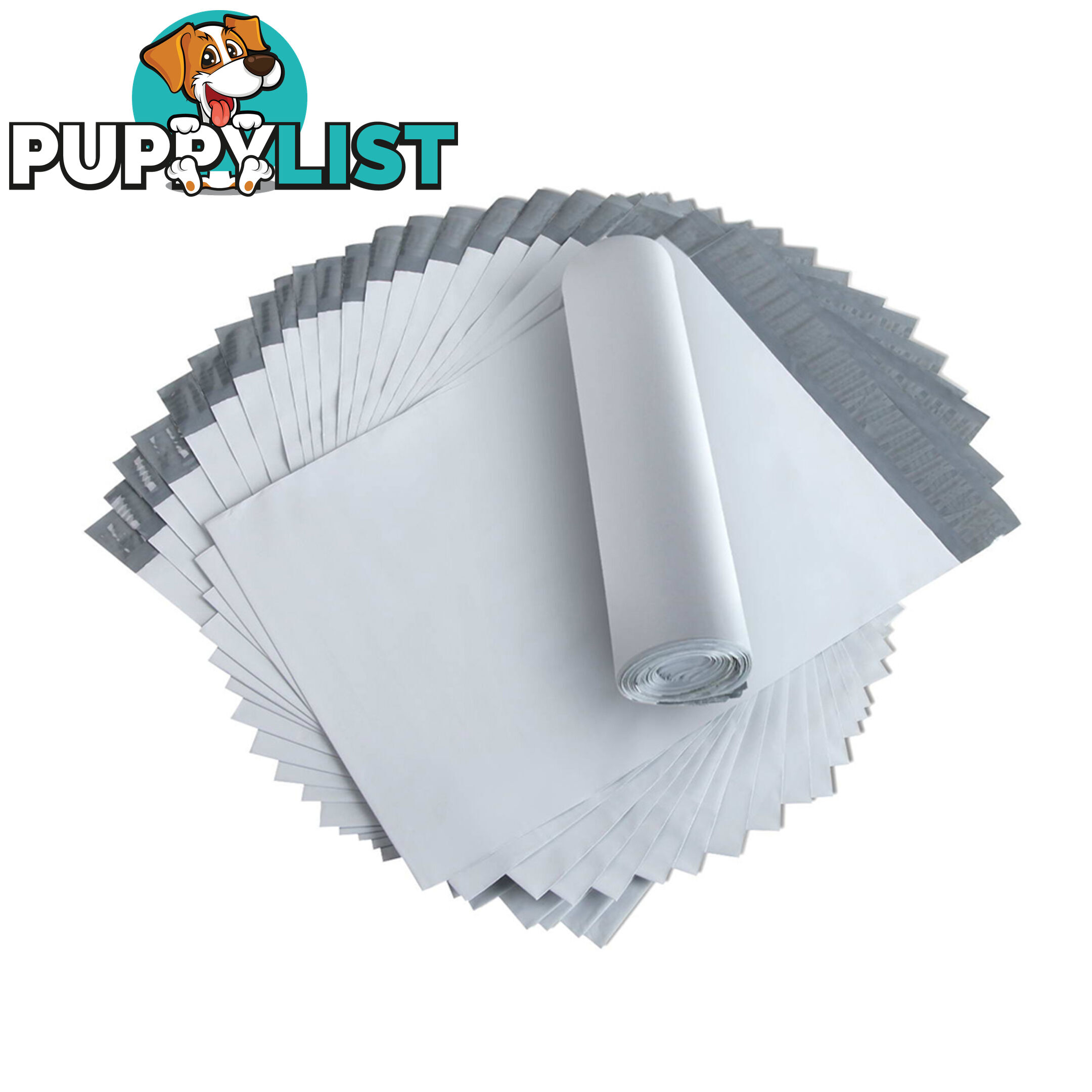 Set of 100 Poly Mailer Bags - 225 x 330mm