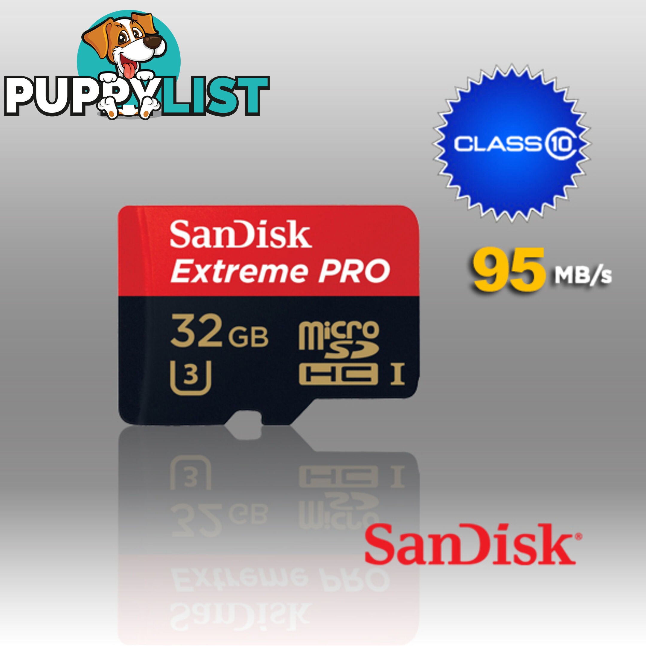 Sandisk 32GB Memory Card Extreme Pro MicroSDHC UHS-I CLASS 10 95mb/S