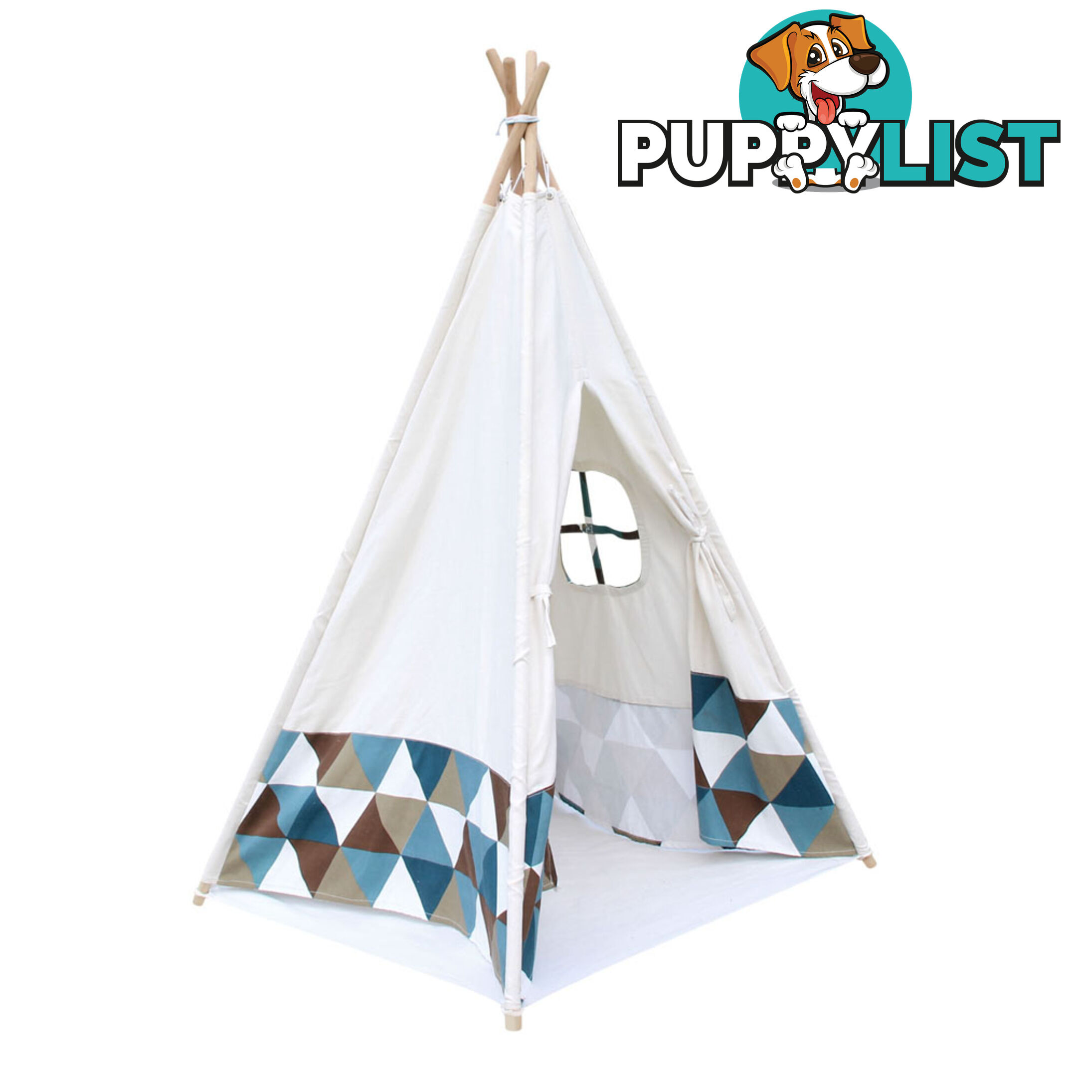 4 Poles Teepee Tent w/ Storage Bag