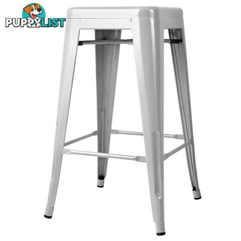 Set of 4 Replica Tolix Kitchen Bar Stool 66cm Metal