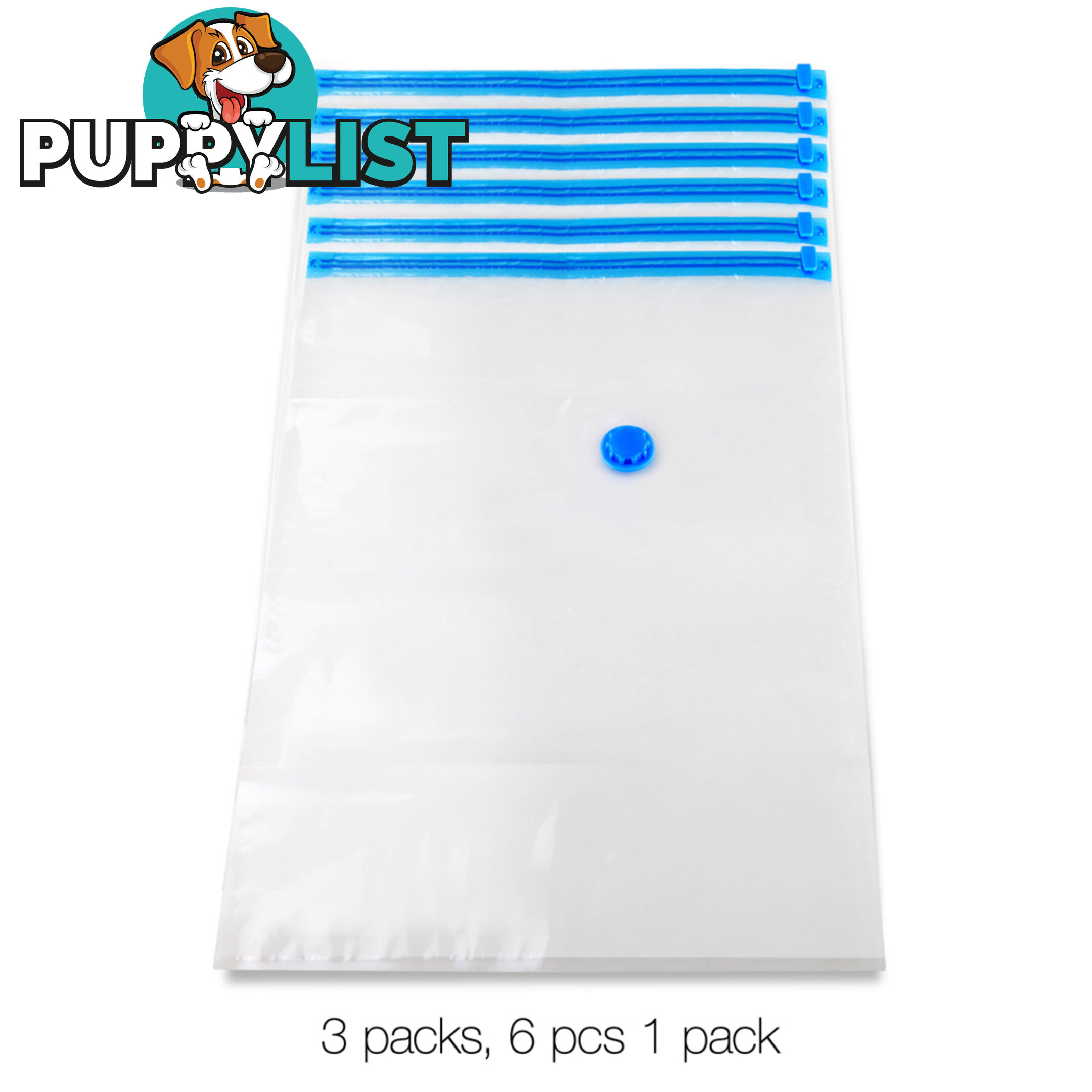 Set of 18 Vacuum Storage Bags 70 x 100cm