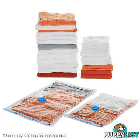 Set of 18 Vacuum Storage Bags 70 x 100cm