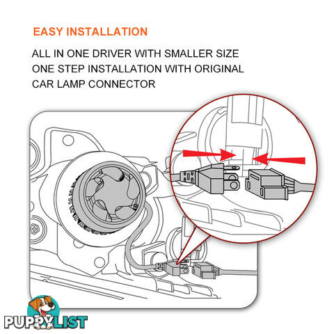 H4 180W 18000LM Philips LED Headlight KIT HIGH LOW Beam Replace Halogen Xenon