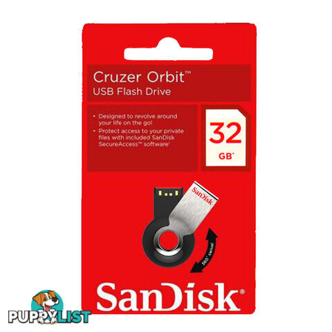 SanDisk Cruzer Orbit CZ58 32GB USB Flash Drive