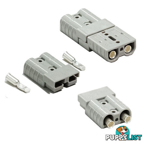 5X Premium Anderson Style Plug 50AMP Exterior Connector DC Power SOLAR CARAVAN