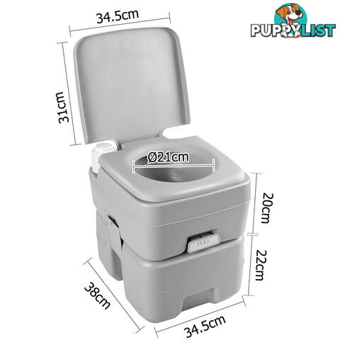 Weisshorn 20L Portable Camping Toilet