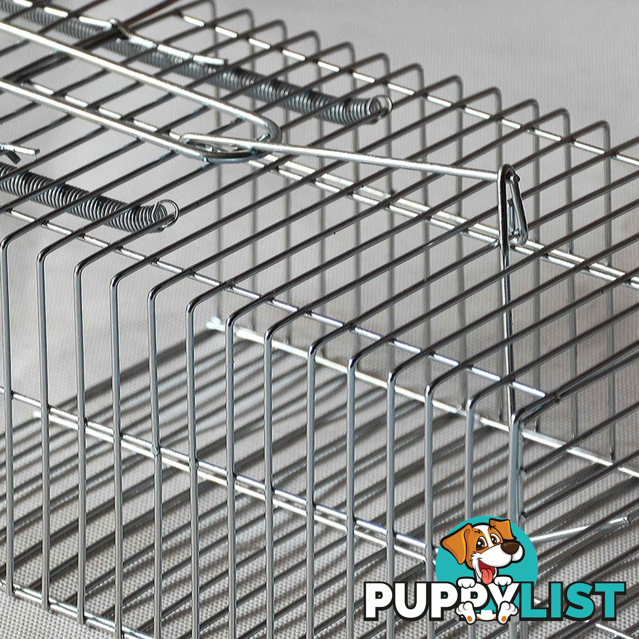 Set of 4 Humane Animal Trap Cage 23 x 15 x 10cm Silver