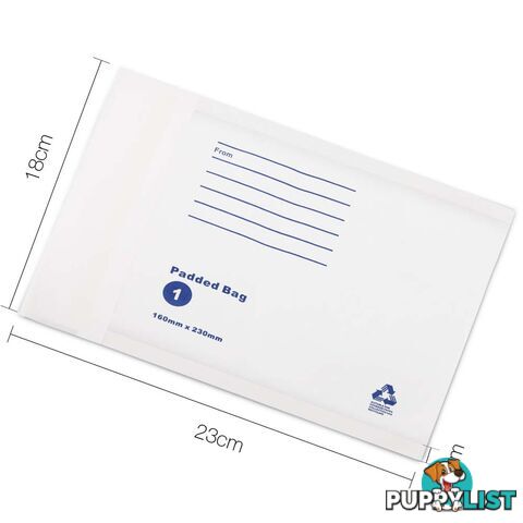 Bubble Padded Mail Envelopes 200pcs 160mm x 230mm