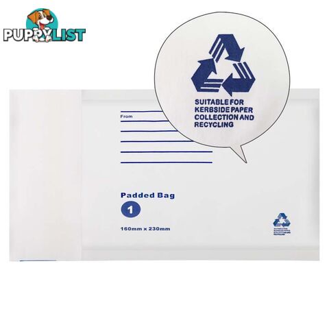 Bubble Padded Mail Envelopes 200pcs 160mm x 230mm