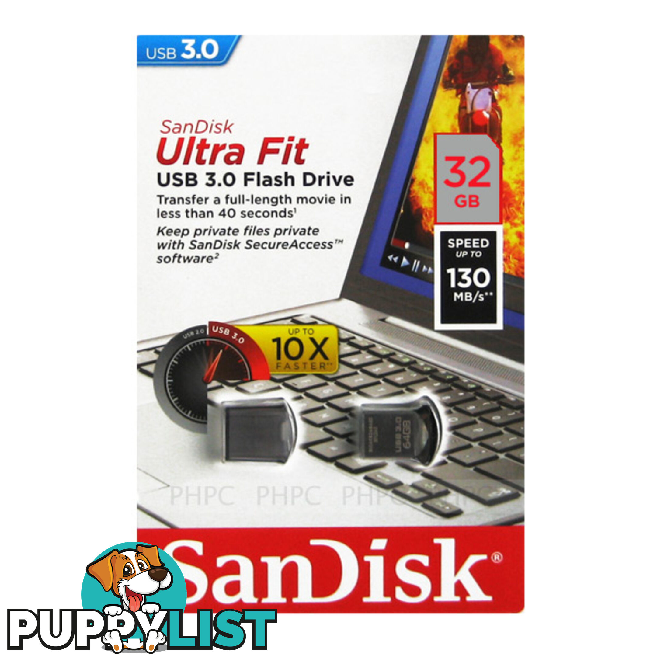 SanDisk CZ43 Ultra Fit USB 3.0  32GB USB Flash Drive