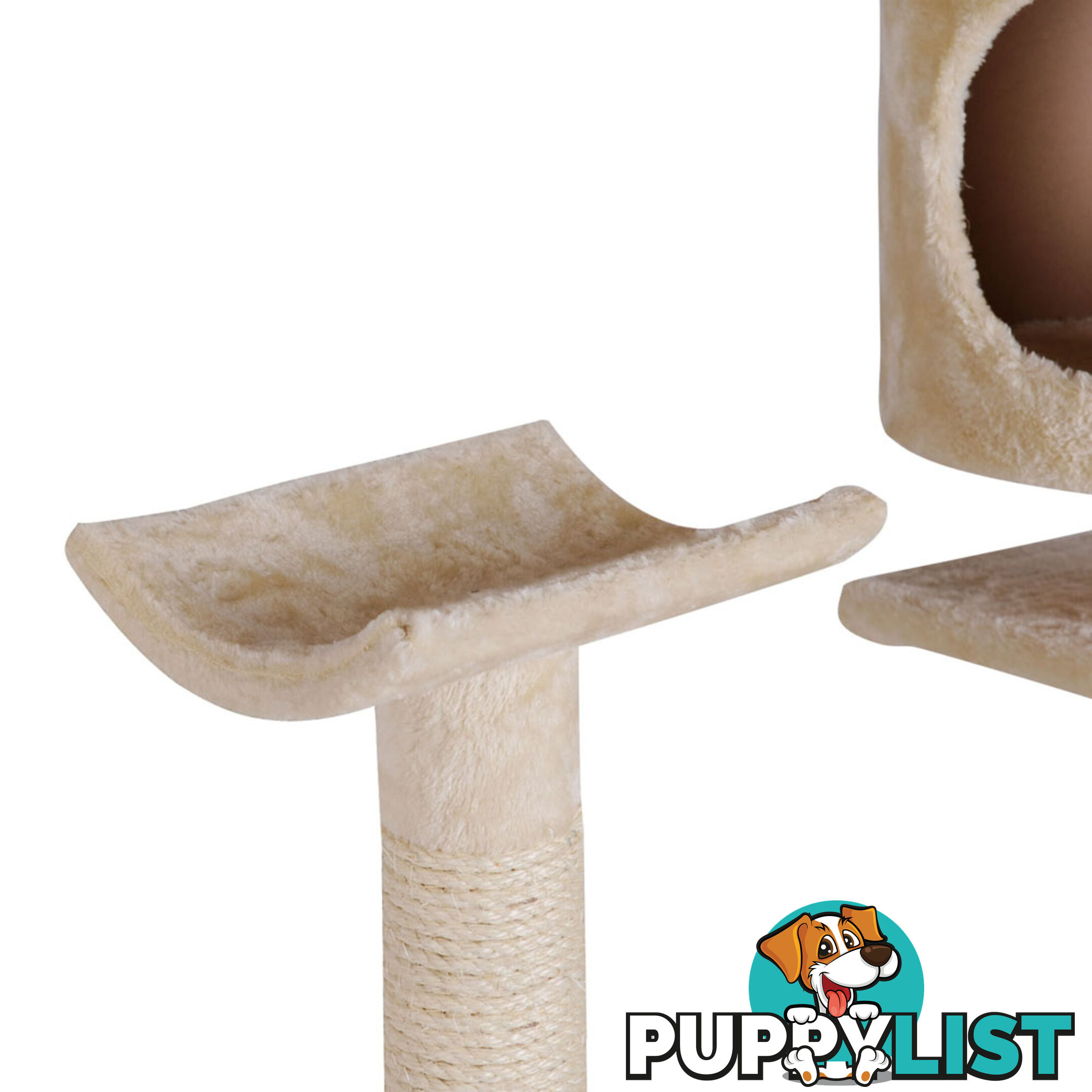 Cat Scratching Poles Post Furniture Tree 170cm Beige