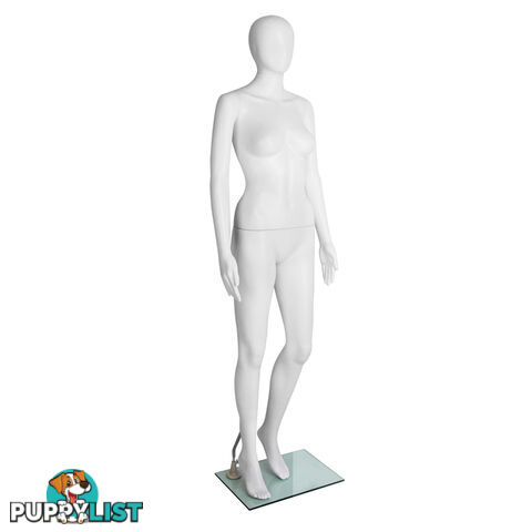 Full Body Female Mannequin Cloth Display Tailor Dressmaker Egg Head White 175cm