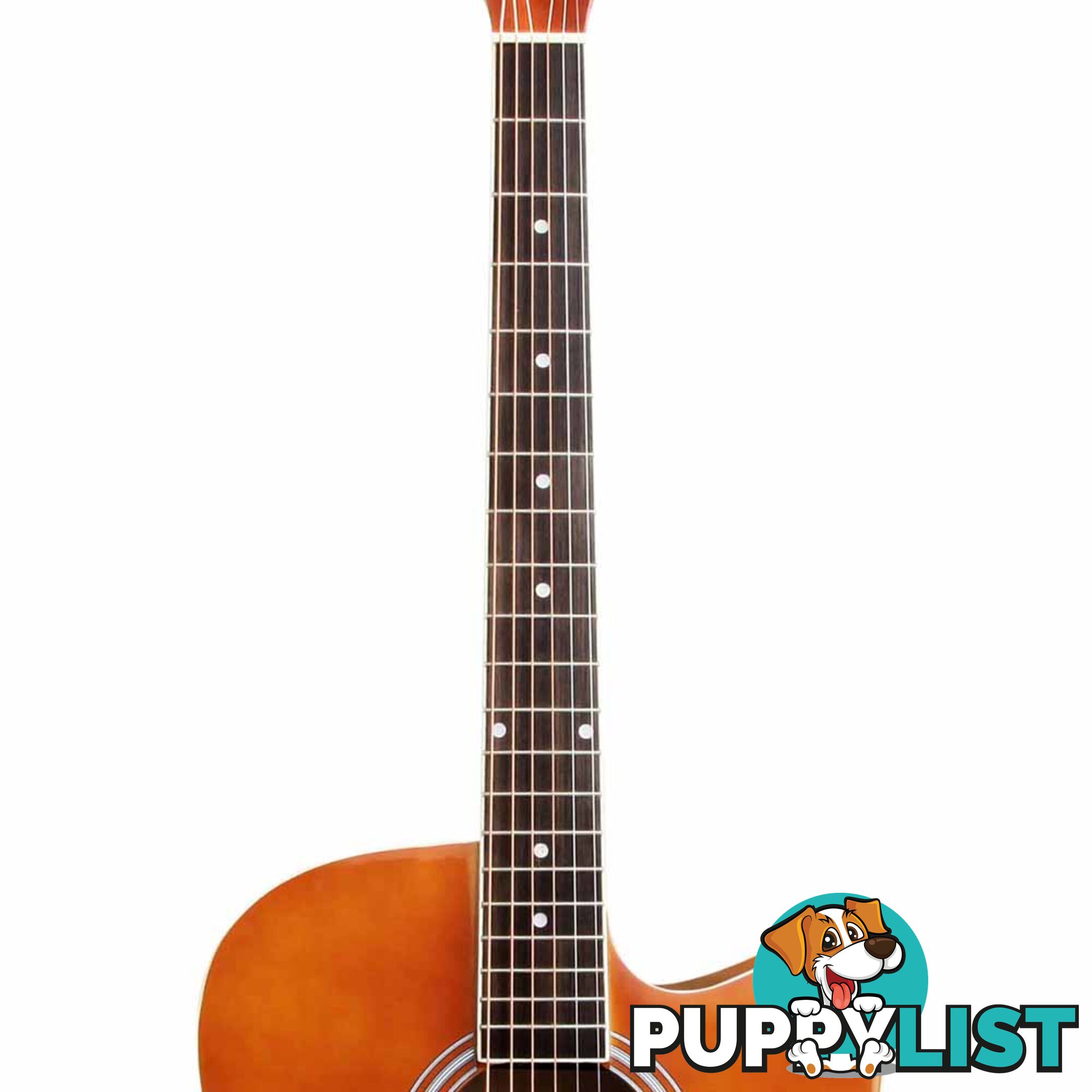 Acoustic Cutaway Steel-Stringed Guitar 41"