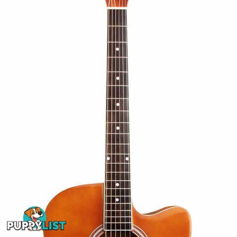 Acoustic Cutaway Steel-Stringed Guitar 41"