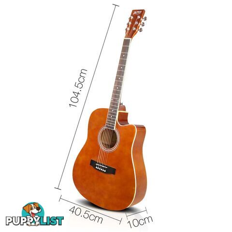 Acoustic Cutaway Steel-Stringed Guitar 41"