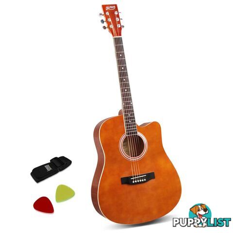 Acoustic Cutaway Steel-Stringed Guitar 41"