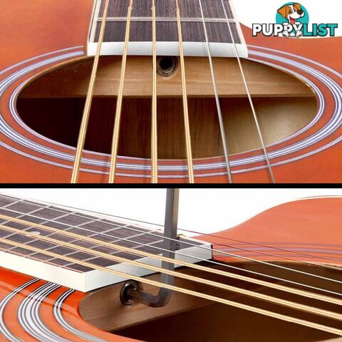 Acoustic Cutaway Steel-Stringed Guitar 41"