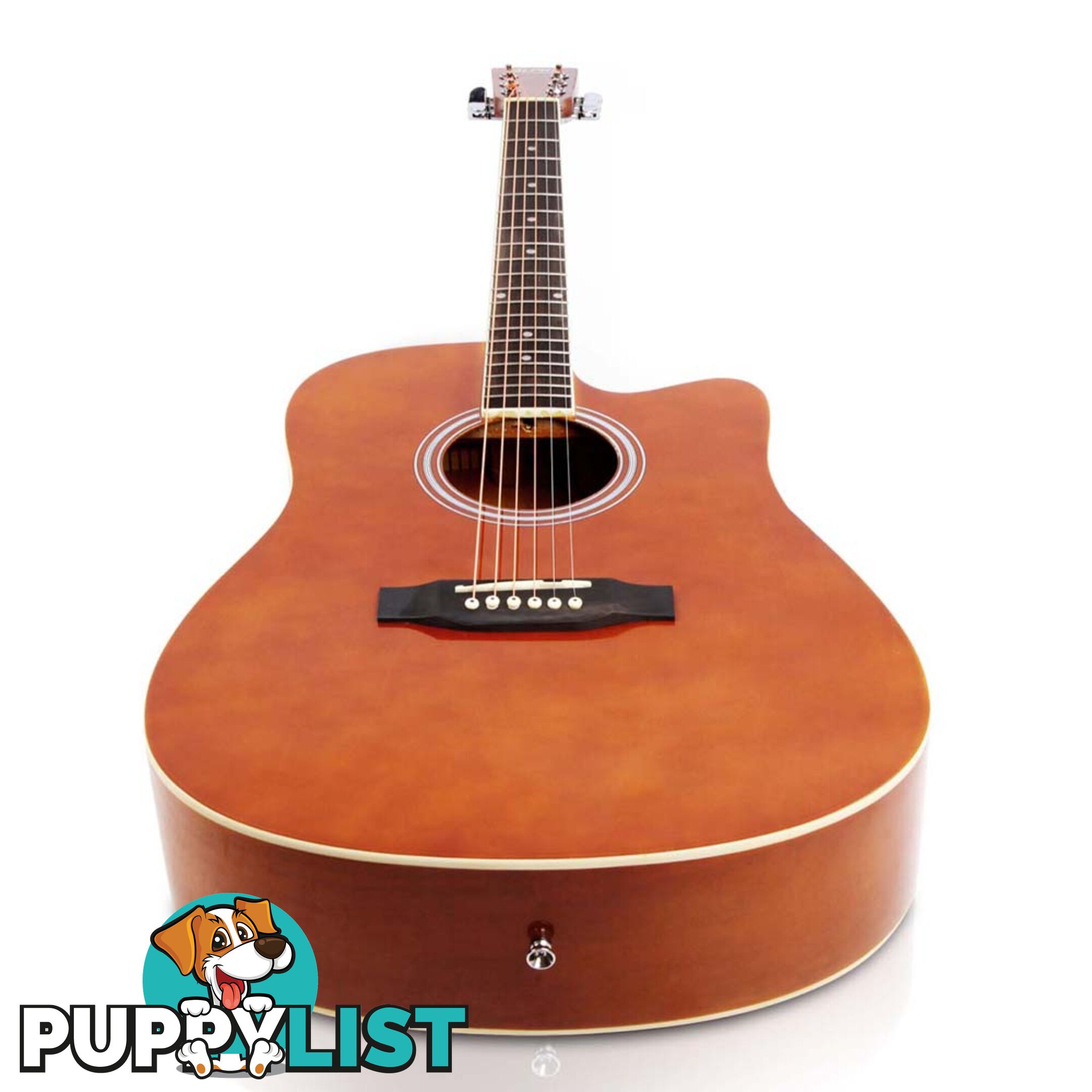 Acoustic Cutaway Steel-Stringed Guitar 41"