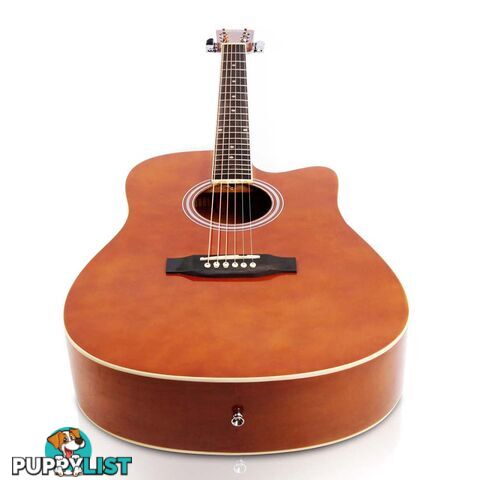 Acoustic Cutaway Steel-Stringed Guitar 41"