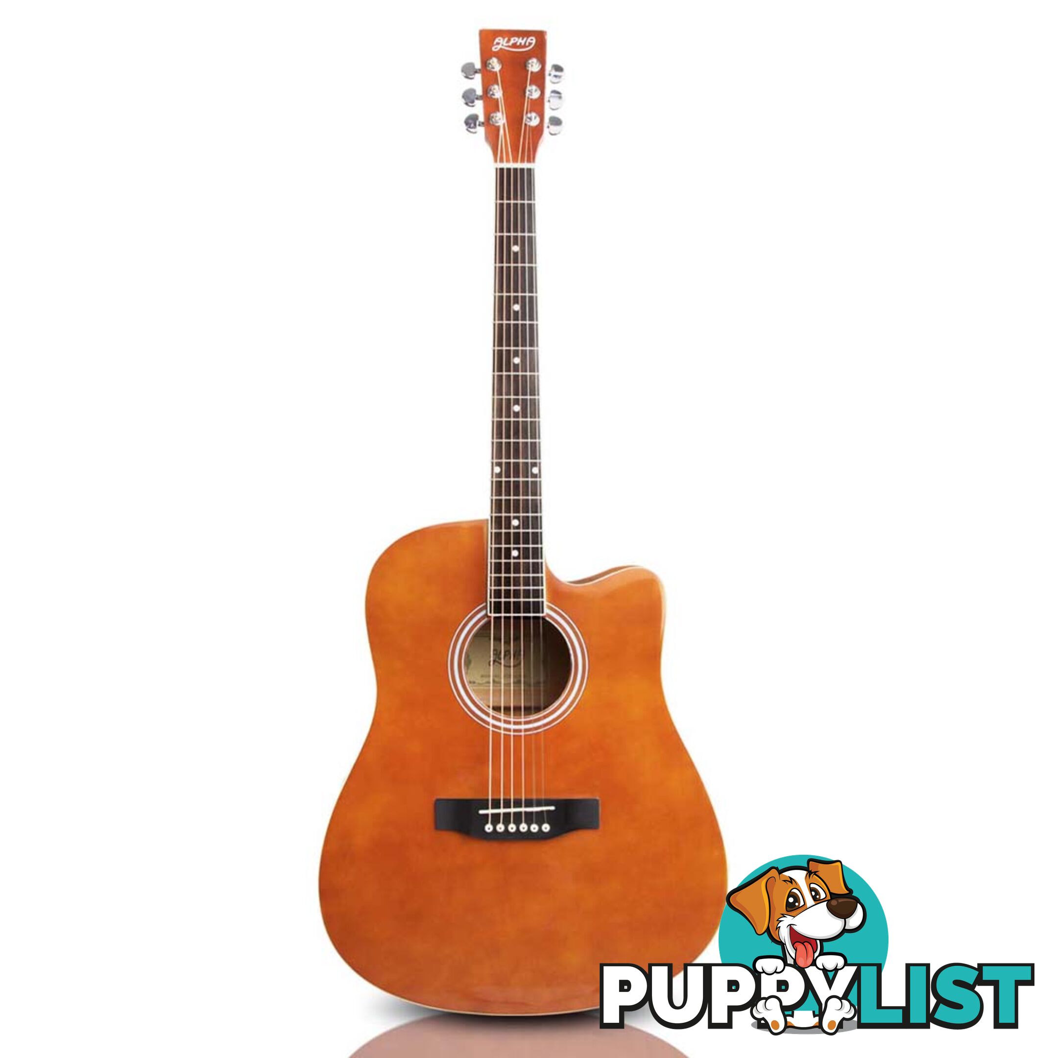 Acoustic Cutaway Steel-Stringed Guitar 41"