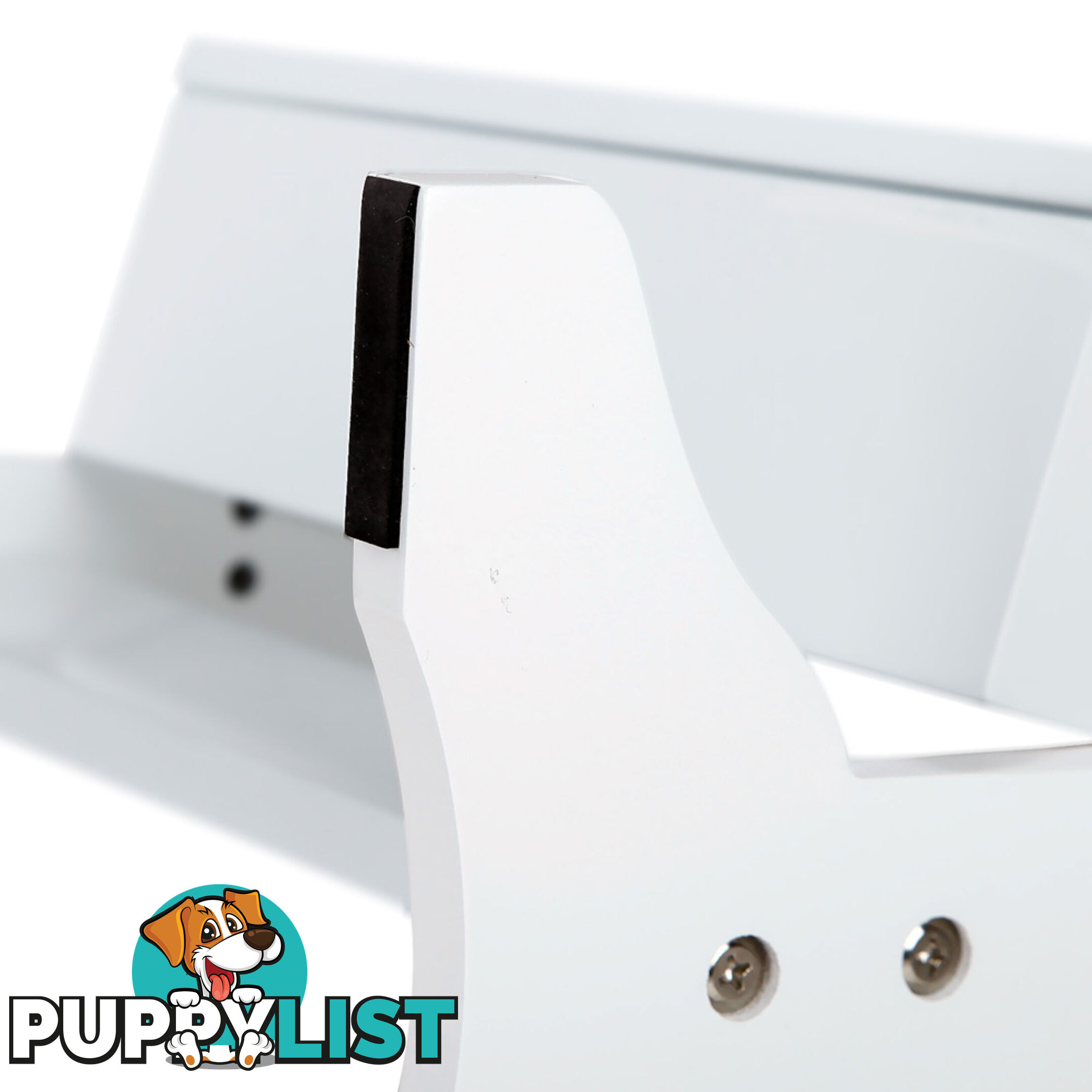 Table top Jewellery Cabinet w/ Mirror White