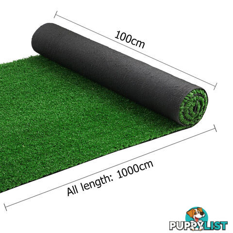 Artificial Grass 10 SQM Polypropylene Lawn Flooring 15mm Olive