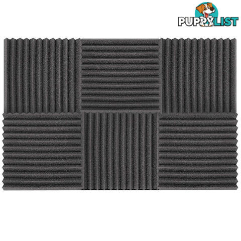 Set of 20 Studio Wedge Acoustic Foam Charcoal 30 x 30cm