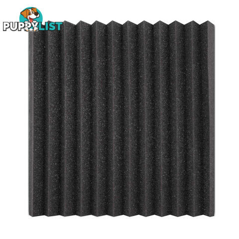 Set of 20 Studio Wedge Acoustic Foam Charcoal 30 x 30cm