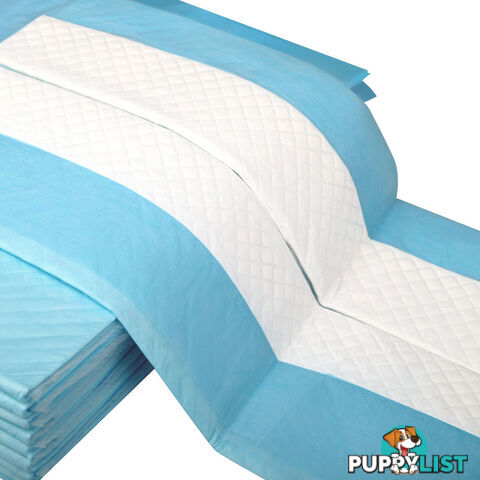 100 Puppy Pet Dog Toilet Training Pads Blue