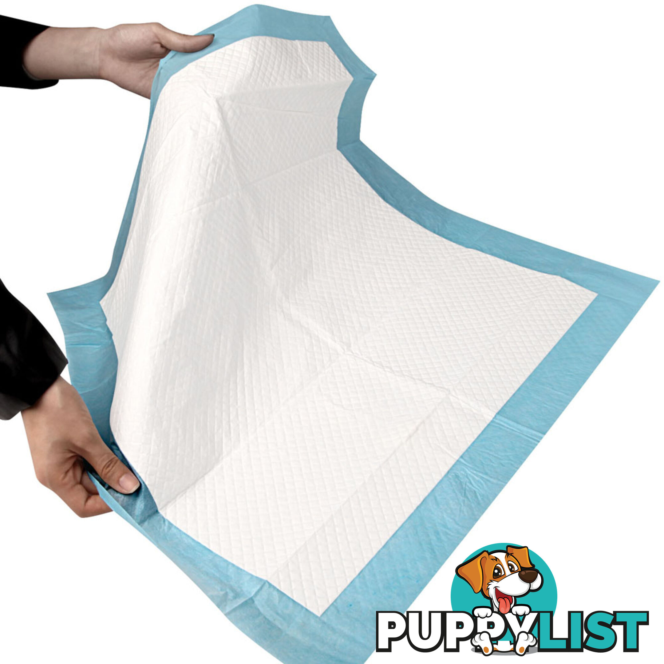 100 Puppy Pet Dog Toilet Training Pads Blue