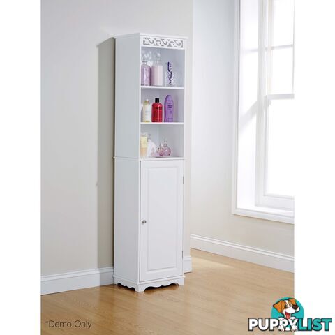 Lure Tall Cupboard in WHITE